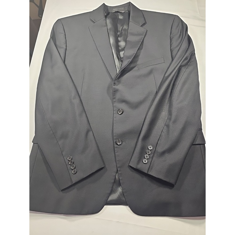 Ralph Lauren Black Wool Sport Coat Blazer‎ 44R Old Money Men's